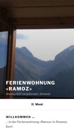 Vorschau der mobilen Webseite www.ramoz.ch, Ramoz