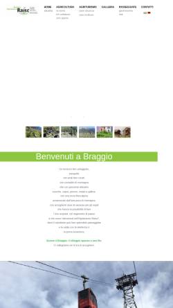Vorschau der mobilen Webseite www.braggiotourismus.ch, Braggiotourismus.ch