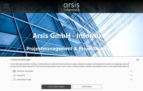 Vorschau von www.arsis.ch, Arsis GmbH