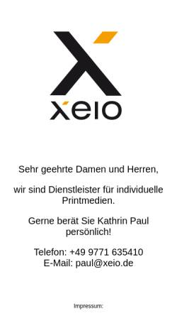 Vorschau der mobilen Webseite www.xeio.de, Xeio printgroup GmbH