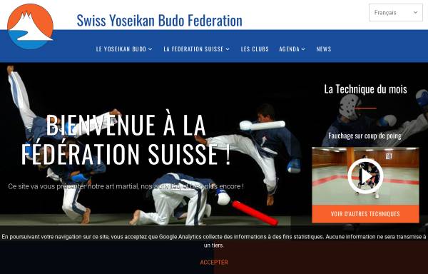 Vorschau von www.yoseikan.ch, Schweizerischer Yoseikan-Budo Verband