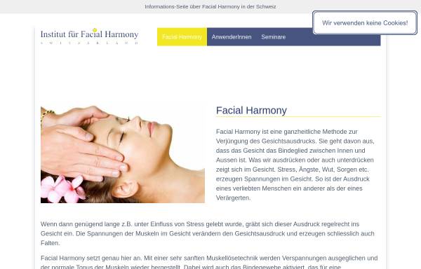 Vorschau von www.facialharmony.ch, Institut für Facial Harmony