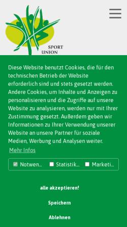 Vorschau der mobilen Webseite www.sportunionost.ch, Sport Union Ostschweiz