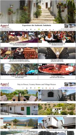 Vorschau der mobilen Webseite www.fincanature.com, Einzigartige & ganz bezondere Ferienhäuser in Andalusien.