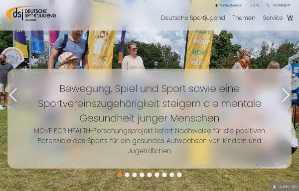 Vorschau von www.dsj.de, Deutsche Sportjugend