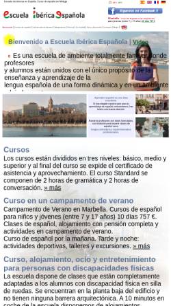 Vorschau der mobilen Webseite www.escuelaseie.com, Escuela Ibérica Española