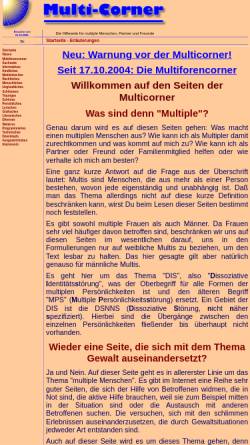 Vorschau der mobilen Webseite www.multicorner.de, Multi-Corner
