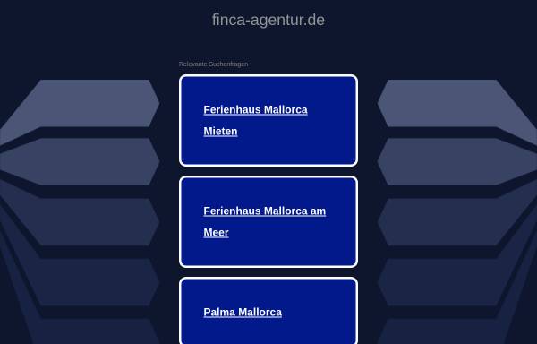Vorschau von www.finca-agentur.de, Finca-Agentur