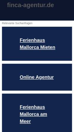 Vorschau der mobilen Webseite www.finca-agentur.de, Finca-Agentur