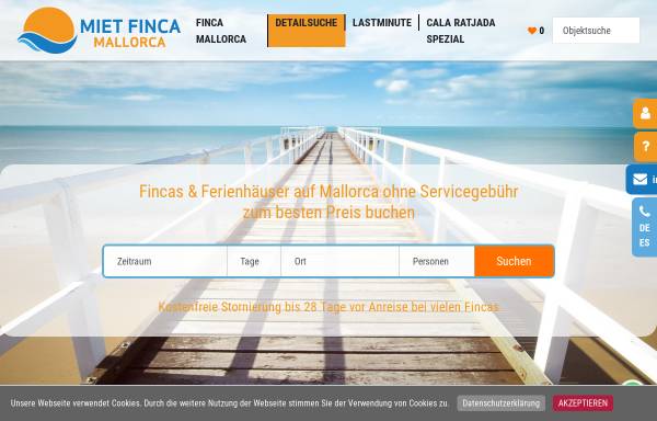 Vorschau von miet-finca-mallorca.de, Miet Finca Mallorca