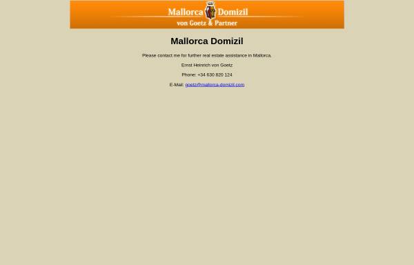 Vorschau von www.mallorca-domizil.de, Mallorca Domizil