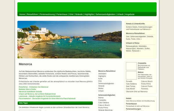 Vorschau von www.menorcalive.de, Menorca Live.de