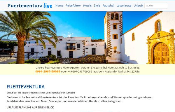 Vorschau von www.fuerteventuralive.de, Fuerteventuralive