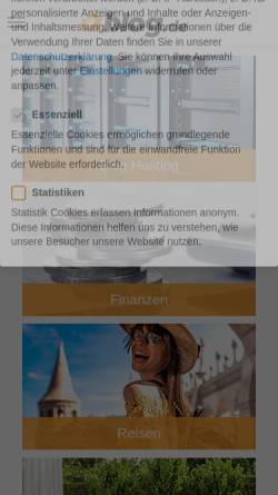 Vorschau der mobilen Webseite paruresis.blog.de, Pinkelpause