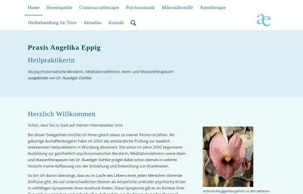 Vorschau von www.heilpraxis-eppig.com, Praxis für Naturheilkunde, Angelika Eppig