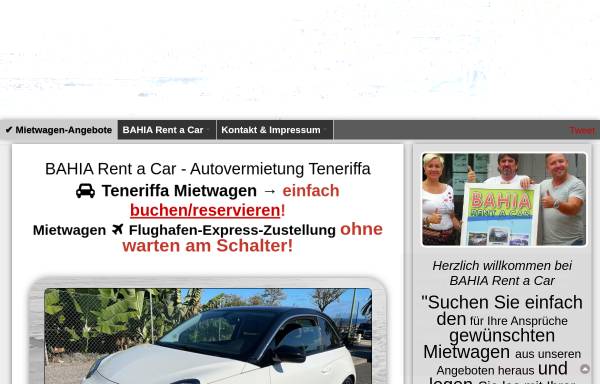 Vorschau von www.bahiarentacar.de, Bahia Rent a Car