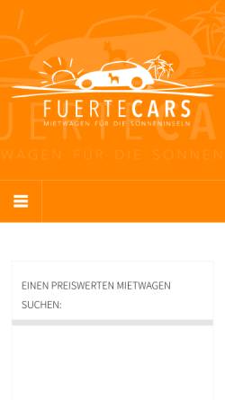 Vorschau der mobilen Webseite fuertecars.de, Fuertecars