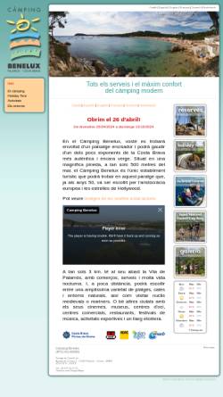 Vorschau der mobilen Webseite www.cbenelux.com, Camping Benelux