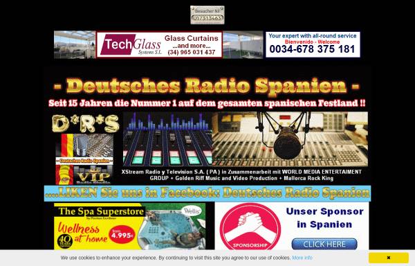 Vorschau von www.deutschesradio.com, XStream Radio y Television Aleman