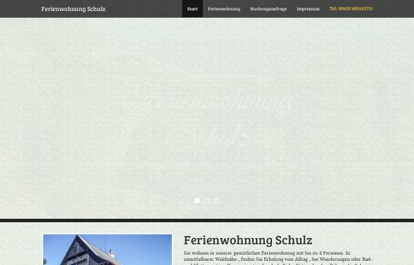 Vorschau von www.saechsische-schweiz.info, Ferienwohnung Schulz