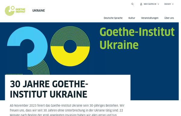 Vorschau von www.goethe.de, Goethe-Institut Ukraine