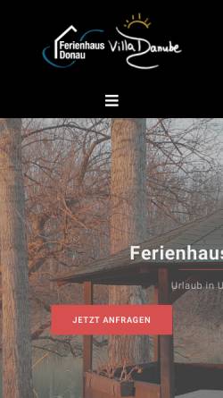 Vorschau der mobilen Webseite www.ferienhaus-donau.de, Ferienhaus-Donau