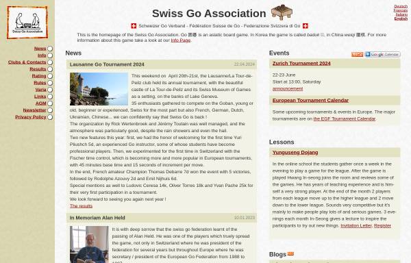 Vorschau von www.swissgo.org, Schweizer Go Verband