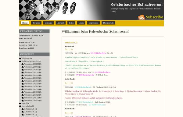 Vorschau von www.kelsterbacher-schachverein.de, Kelsterbacher Schachverein