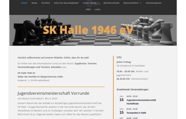 Vorschau von www.sk-halle.de, SK Halle 1946 e.V.