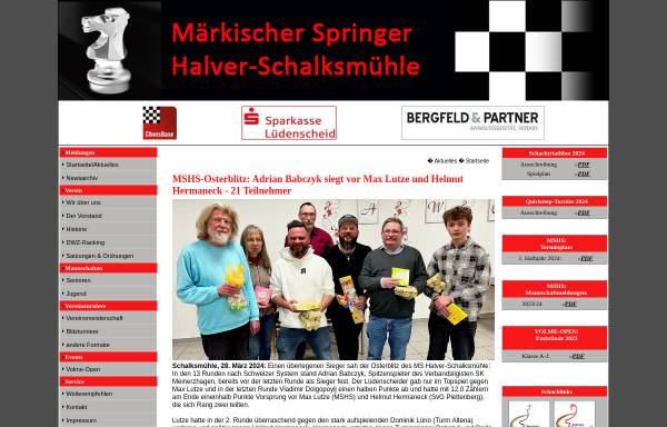 Vorschau von www.tippliga.bien.de, Märkischer Springer Halver-Schalksmühle