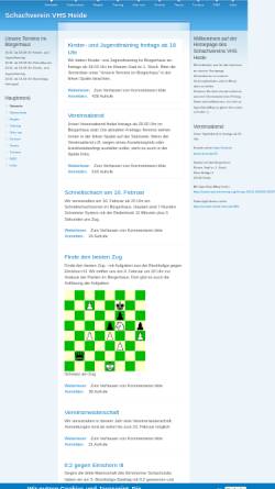 Vorschau der mobilen Webseite www.schach-heide.de, Schachverein VHS Heide