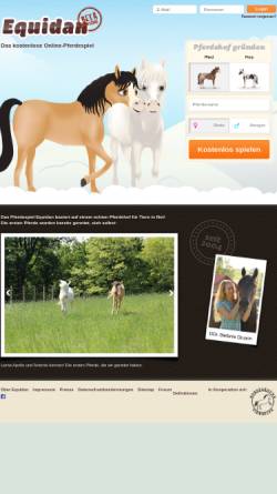 Vorschau der mobilen Webseite www.virtueller-pferdehof.de, Virtueller Pferdehof