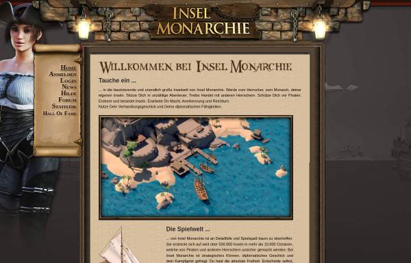 Vorschau von www.insel-monarchie.de, Insel Monarchie