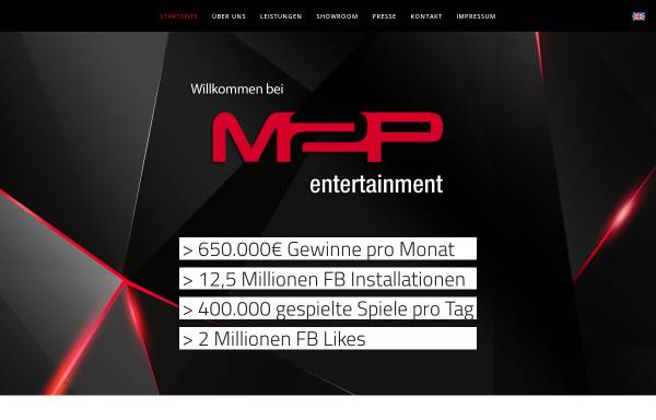 Vorschau von m2p-entertainment.de, M2p entertainment GmbH