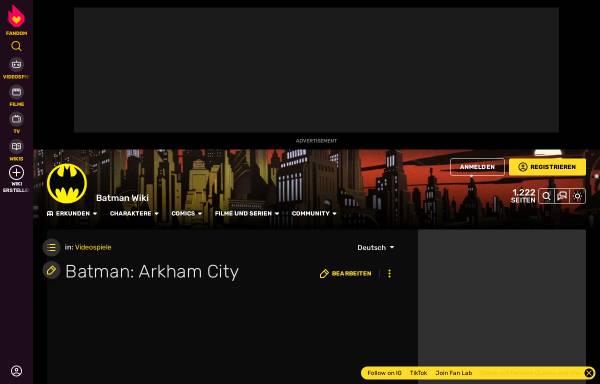 Vorschau von de.batman.wikia.com, Batman: Arkham City – Batman Wiki