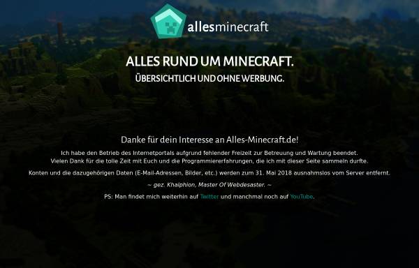 Vorschau von www.alles-minecraft.de, Alles Minecraft