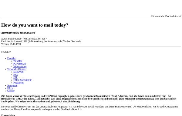 Vorschau von b8.stradax.net, How do you want to mail today?
