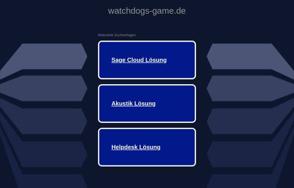 Vorschau von www.watchdogs-game.de, WatchDogs Game