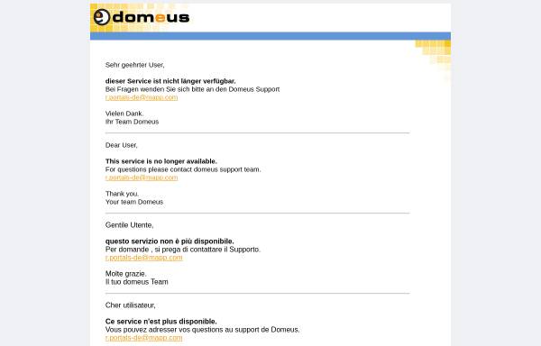 Vorschau von www.domeus.de, domeus