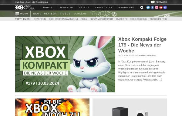 Vorschau von www.xboxaktuell.de, Xbox Aktuell