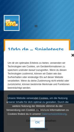 Vorschau der mobilen Webseite www.10do.de, 10do.de