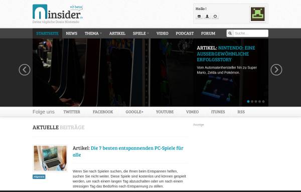 Vorschau von www.ninsider.de, N Insider