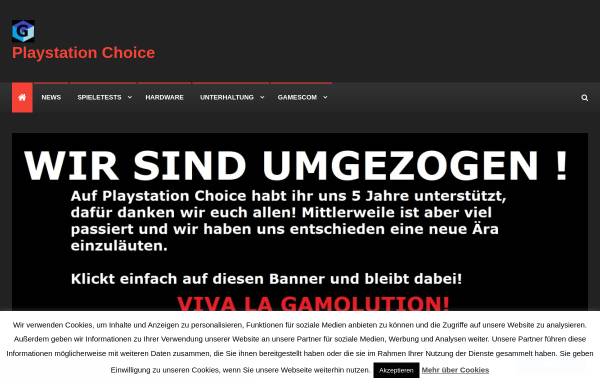 Vorschau von playstation-choice.de, Playstation Choice