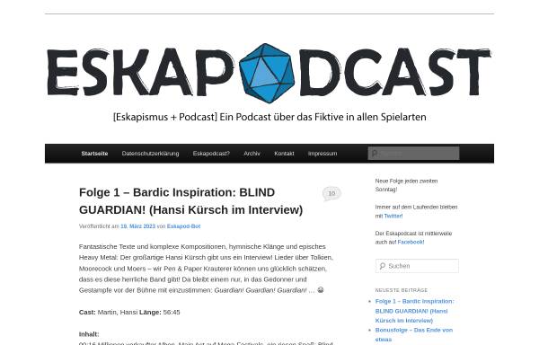 Vorschau von www.eskapodcast.de, Der Eskapodcast