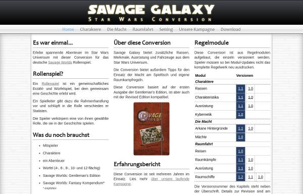 Vorschau von starwars.chrisimnetz.com, Savage Galaxy