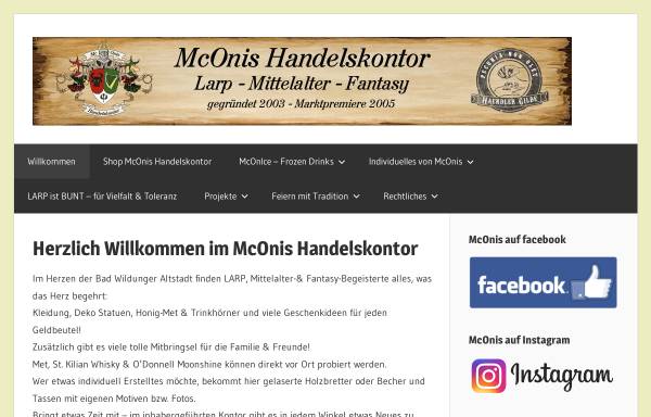 Vorschau von www.mconis.de, McOnis Handelskontor