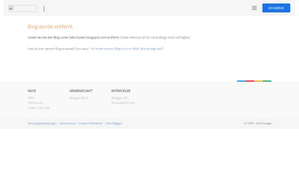 Vorschau von fallschaden.blogspot.de, Fallschaden