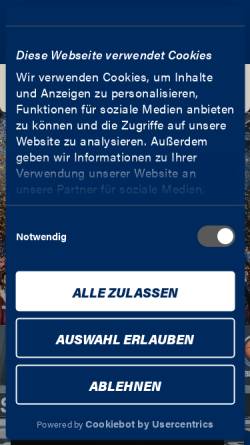 Vorschau der mobilen Webseite www.easycredit-bbl.de, EasyCredit Basketball Bundesliga