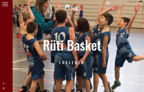 Vorschau von www.ruetibasket.ch, Rüti Basket