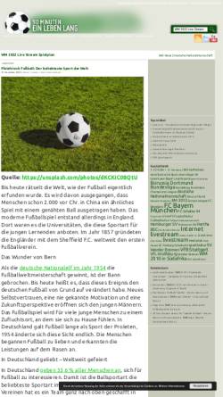 Vorschau der mobilen Webseite blog-fussball.de, 90 Minuten ein Leben lang
